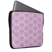 Damask "Kangaroo Paw" lila Notebookgehäuse Laptopschutzhülle (Vorne Rechts)