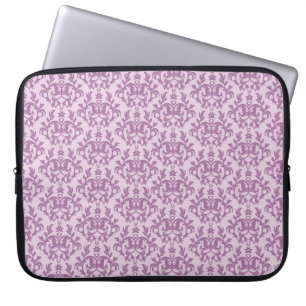 Damask "Kangaroo Paw" lila Notebookgehäuse Laptopschutzhülle