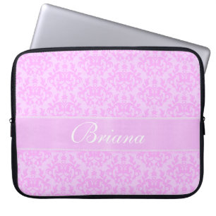 Damask Kangaroo Paw mit Namen lilac Laptop Gehäuse Laptopschutzhülle