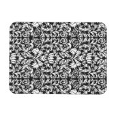 Damask Lace Brocade Classic Wallpaper Magnet (Horizontal)