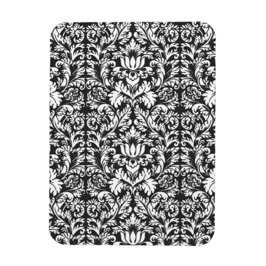 Damask Lace Brocade Classic Wallpaper Magnet (Vertikal)