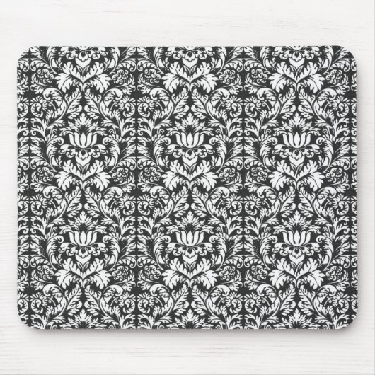 Damask Lace Brocade Classic Wallpaper Mousepad (Vorne)