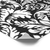 Damask Lace Brocade Classic Wallpaper Poster (Ecke)