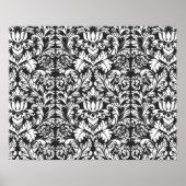 Damask Lace Brocade Classic Wallpaper Poster (Vorne)