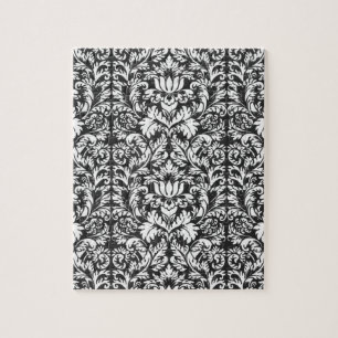 Damask Lace Brocade Classic Wallpaper Puzzle
