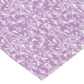 Damask Lavendel & White Tischdecke (Schrägansicht)