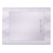 Damask Lavender Shine Notizblock (Vorderseite)