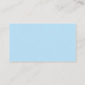 Damask Light Blue Cross Sitzkarte Platzkarte (Rückseite)