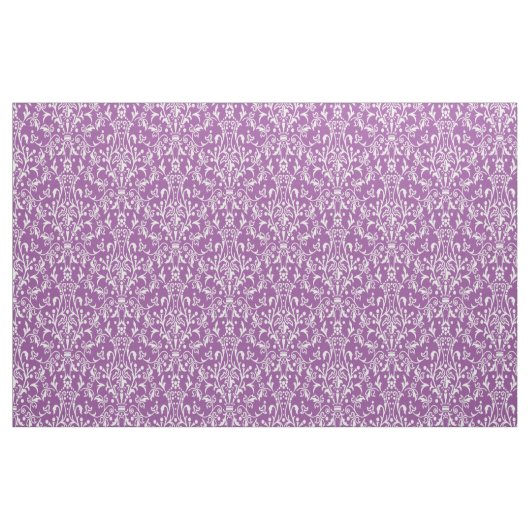 Damask Lila Stoff (Yard (91,4 cm))