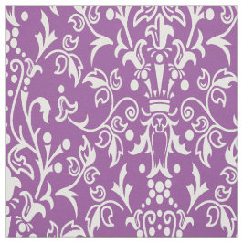 Damask Lila Stoff