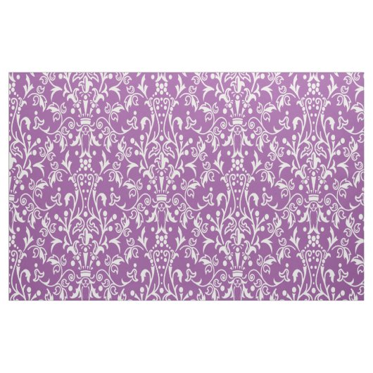 Damask Lila Stoff (Fat Quarter (45,7 x 55,9 cm))