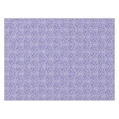 Damask Lila & weiß Tischdecke (Vorderseite (Horizontal))