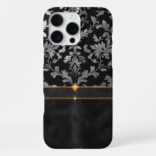 Damask Luxe iPhone Hülle (Rückseite)