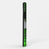 DAMASK MÄDLICH MONOGRAMM, grünes, weißes Band Case-Mate iPhone Hülle (Hinten/Rechts)