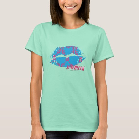 Damask Magenta-Aqua T-Shirt (Vorderseite)