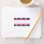 Damask Mailing Labels für Hochzeitsgäste Adressaufkleber (Insitu)