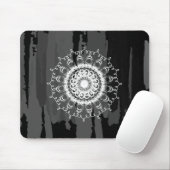Damask MandalaBlack und White Wassercolor Mousepad (Mit Mouse)