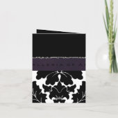 Damask me FOTO INSERT ~ Weihnachtskarten Feiertagskarte (Rückseite)