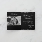 Damask me FOTO INSERT ~ Weihnachtskarten Feiertagskarte (Innenseite)