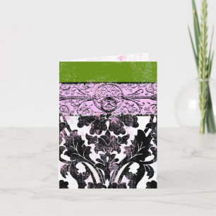 Damask me ~ Karte / Einladungen