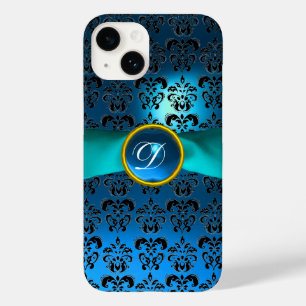 DAMASK MIRLY MONOGRAMM Blue Band Case-Mate iPhone Hülle