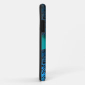 DAMASK MIRLY MONOGRAMM Blue Band Case-Mate iPhone Hülle (Hinten/Rechts)