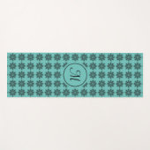 Damask Monogram Yoga Mat Yogamatte (Vorderseite (Horizontal))