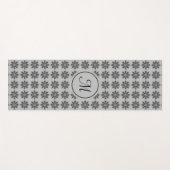 Damask Monogram Yoga Mat Yogamatte (Vorderseite (Horizontal))