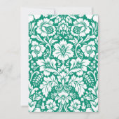 Damask Muster 10 Dankeskarte (Vorderseite)