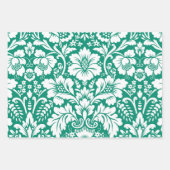 Damask Muster 10 Geschenkpapier Set (Vorderseite 3)