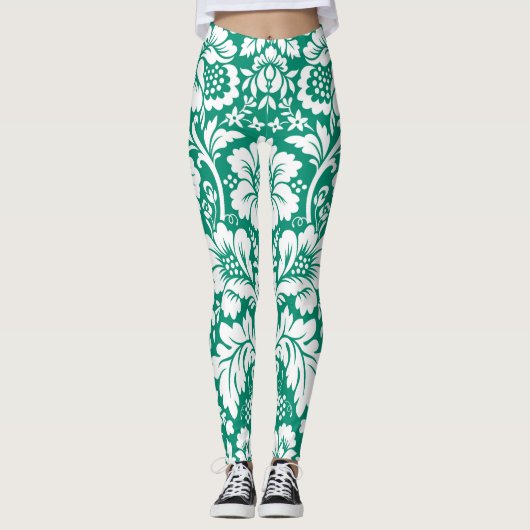 Damask Muster 10 Leggings (Vorderseite)