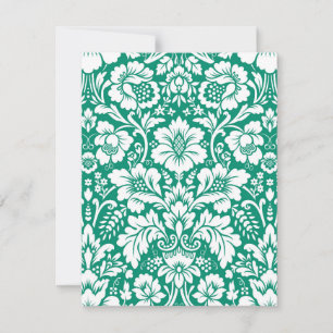 Damask Muster 10 Mitteilungskarte