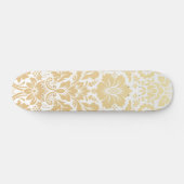 Damask Muster 1 Skateboard (Horizontal)