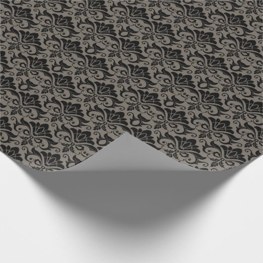 Damask Muster 2 Geschenkpapier (Ecke)