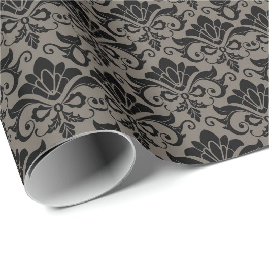 Damask Muster 2 Geschenkpapier (Rolleneckpunkt)