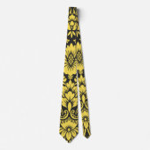 Damask Muster 3 Krawatte (Vorderseite)