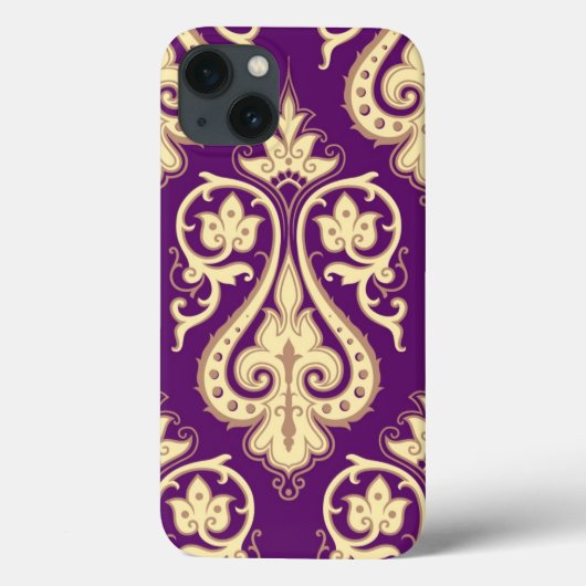 Damask Muster 4 Case-Mate iPhone Hülle (Rückseite)