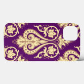 Damask Muster 4 Case-Mate iPhone Hülle (Rückseite (Horizontal))