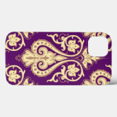 Damask Muster 4 Case-Mate iPhone Hülle (Rückseite (Horizontal))