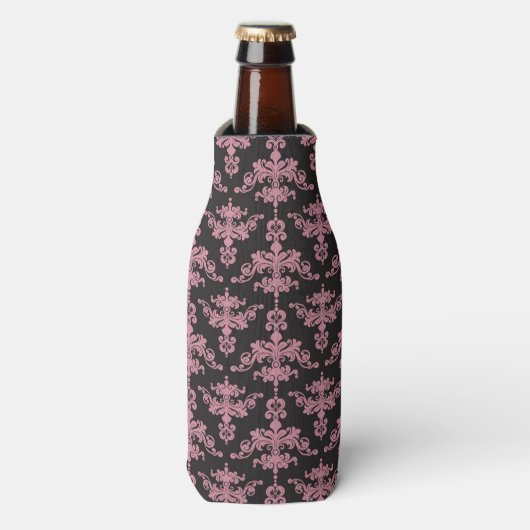 Damask Muster 5 Flaschenkühler (Flaschenvorderseite)