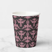 Damask Muster 5 Pappbecher (Links)