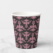 Damask Muster 5 Pappbecher (Vorderseite)