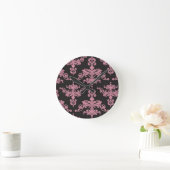 Damask Muster 5 Runde Wanduhr (Zuhause)