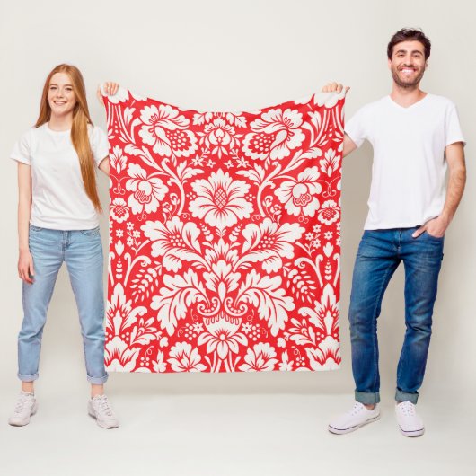 Damask Muster 6 Fleecedecke (Beispiel)