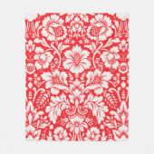 Damask Muster 6 Fleecedecke (Vorderseite)