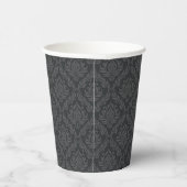 Damask Muster 6 Pappbecher (Rechts)