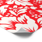 Damask Muster 6 Poster (Ecke)