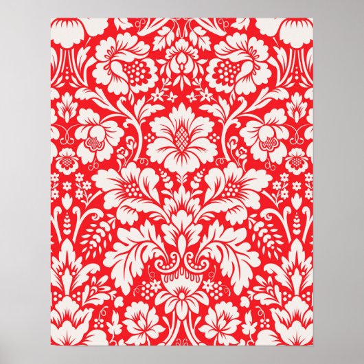 Damask Muster 6 Poster (Vorne)