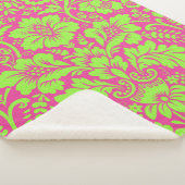 Damask Muster 9 Sherpadecke (3/4)