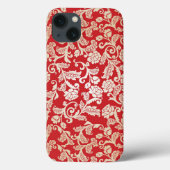 Damask-Muster Case-Mate iPhone Hülle (Rückseite)